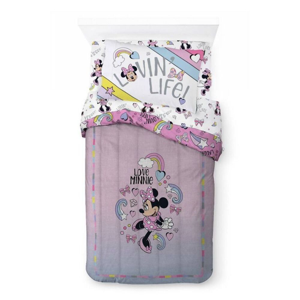 Minnie Mouse - Twin Minnie Mouse Comforter Pink